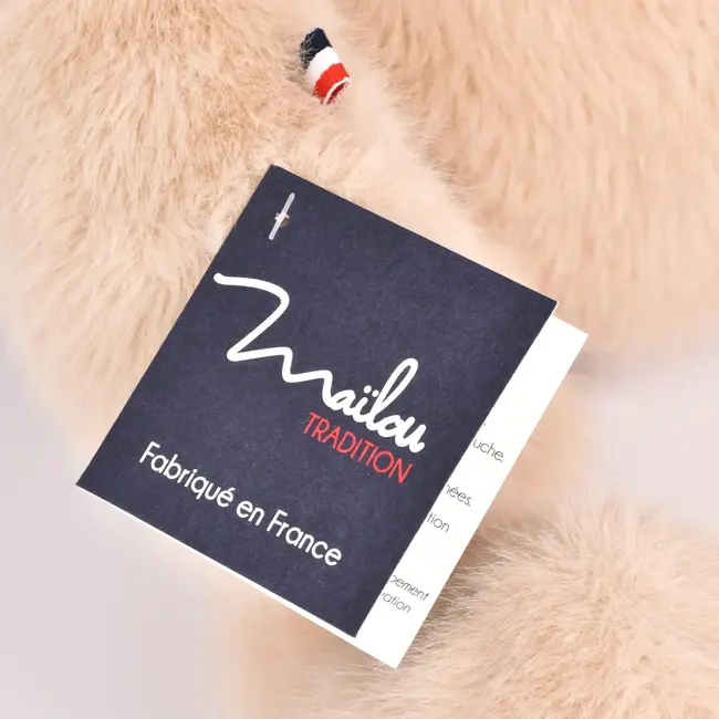 MAILOU PELUCHE CHAT MÉLOÉ 37CM - POUDRE DE ROSE