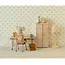 MAILEG ARMOIRE DOUBLE PORTES SOURIS - ROSE CLAIR