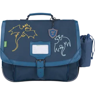 TANN'S CARTABLE TANN'S AVEC POCHE GOURDE 38CM CP/CE2 - MERLIN