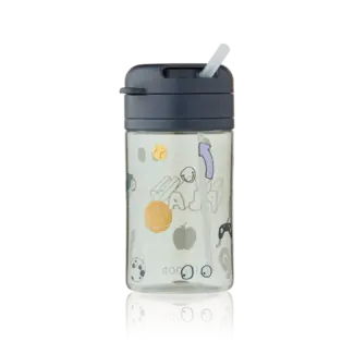 LIEWOOD TASSE TRITAN 500ML AVEC PAILLE "PAVIA" PLAY / DUSTY PEPPERMINT