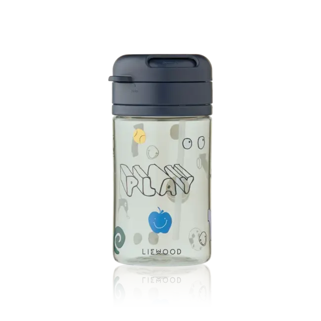 LIEWOOD TASSE TRITAN 500ML AVEC PAILLE "PAVIA" PLAY / DUSTY PEPPERMINT