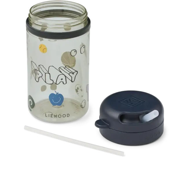 LIEWOOD TASSE TRITAN 500ML AVEC PAILLE "PAVIA" PLAY / DUSTY PEPPERMINT