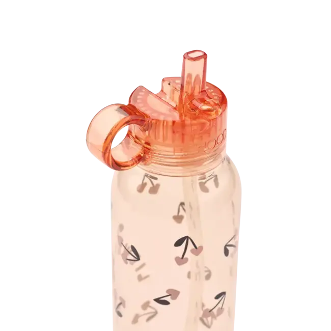 LIEWOOD GOURDE TRITAN 500ML "YANG" CHERRY HEART / ROSEY