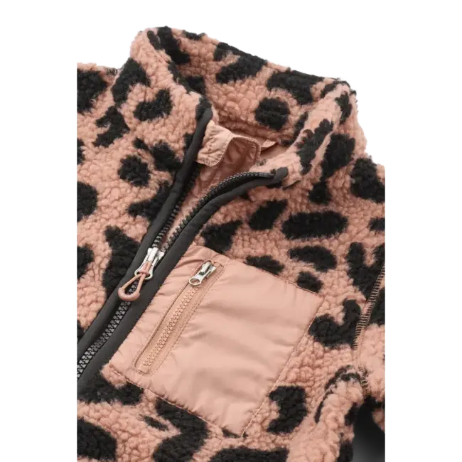 LIEWOOD VESTE SHERPA  « NOLAN» MEGA LEO/PALE TUSCANY