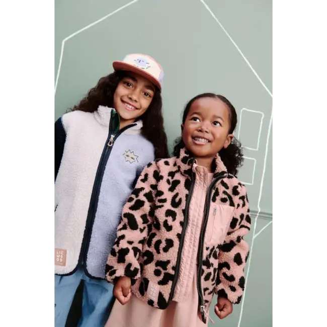 LIEWOOD VESTE SHERPA  « NOLAN» MEGA LEO/PALE TUSCANY
