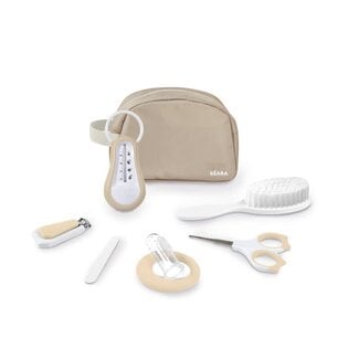 BEABA TROUSSE DE TOILETTE 7 ACCESSOIRES TERRE D'ARGILE