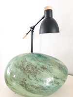 Lamp handmade groen glas