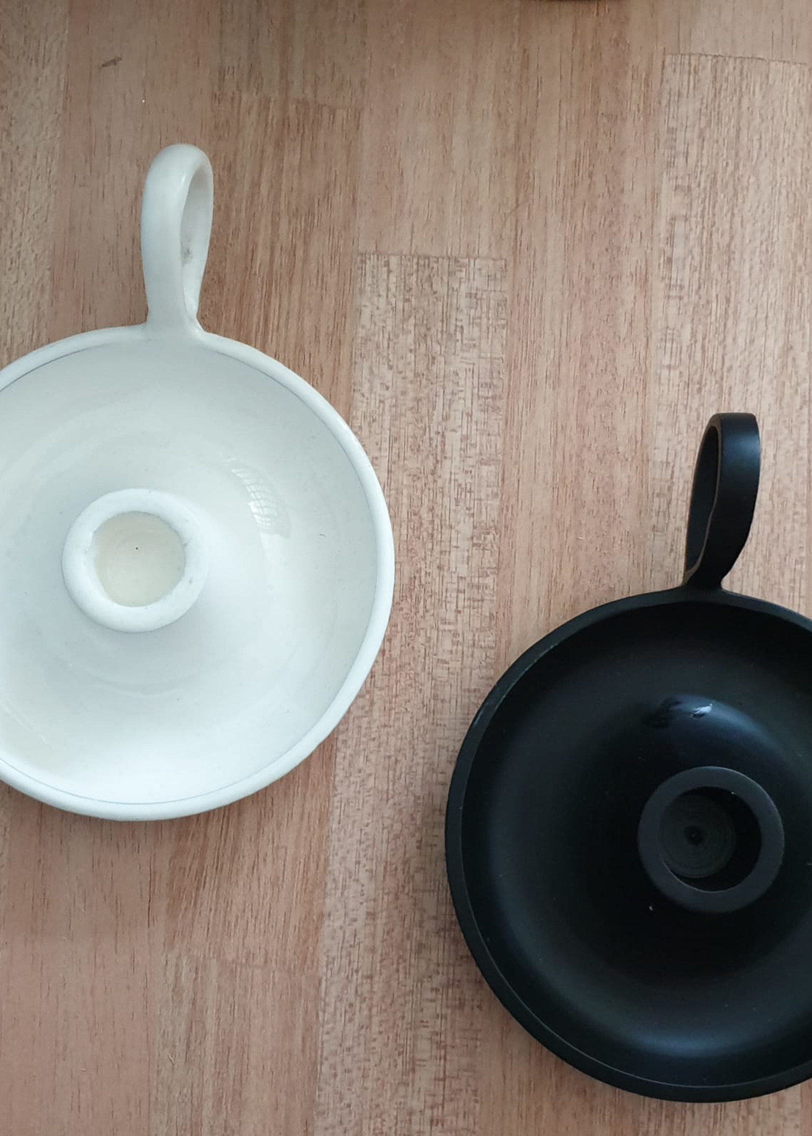 Home Delight B.V. Kandelaar wit met handvat