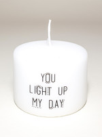 Rustik Lys BV Kaars "You Light Up My Day"