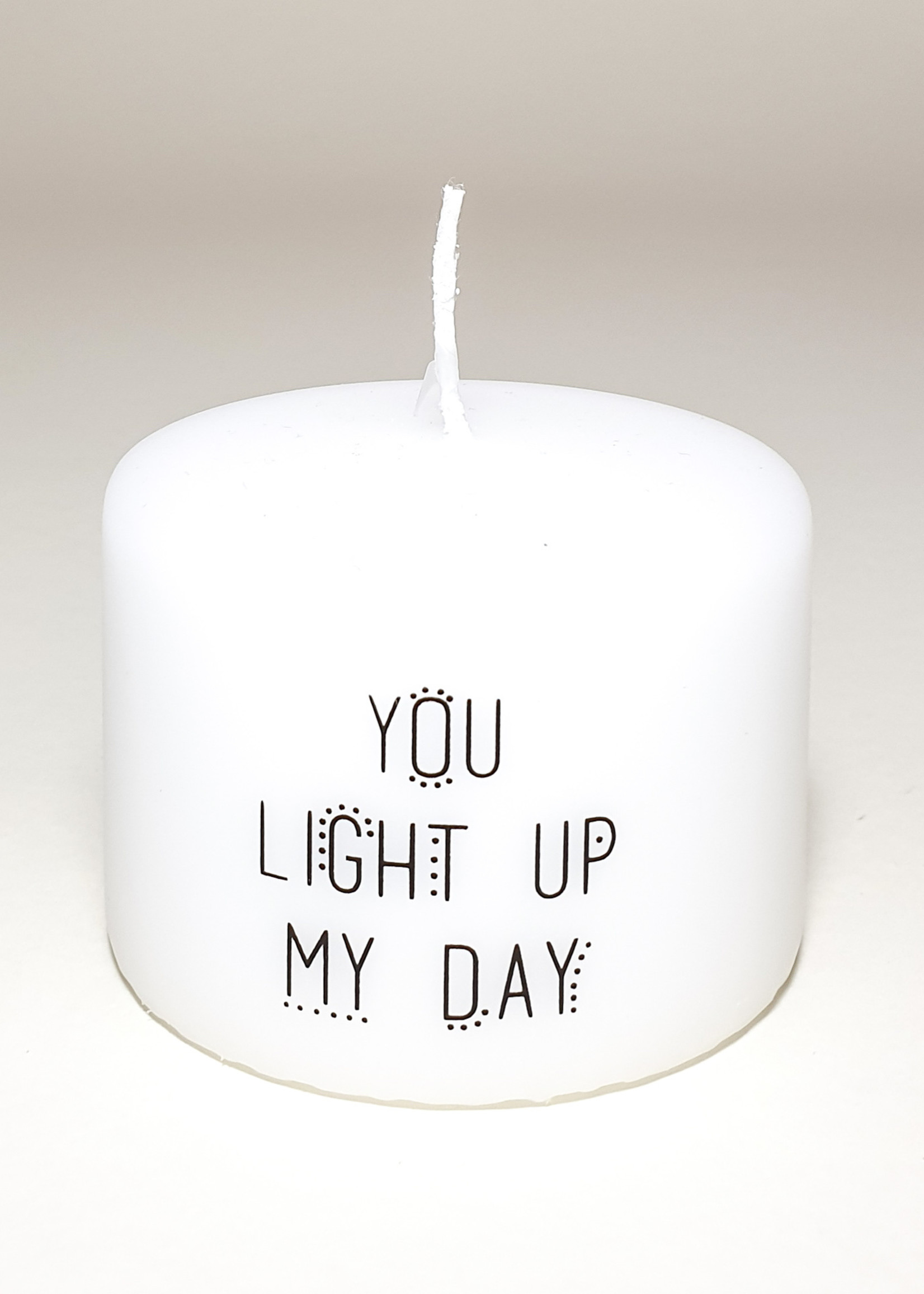 Rustik Lys BV Kaars "You Light Up My Day"