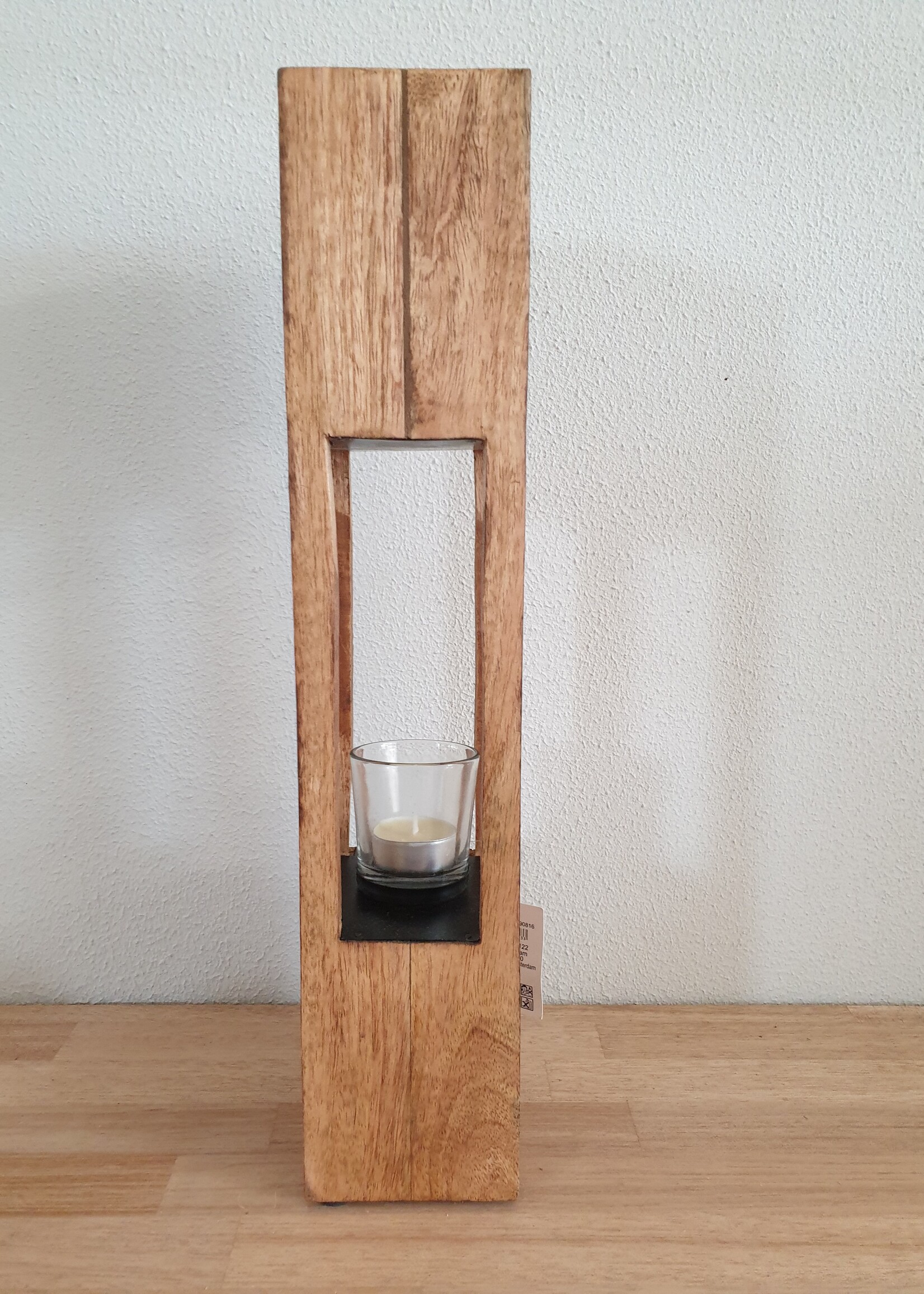 van Maanens's Handelsonderneming Kandelaar/theelichthouder mango 'meerpaal'