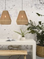 Good&Mojo Hanging lamp Iguazu jute natural, S