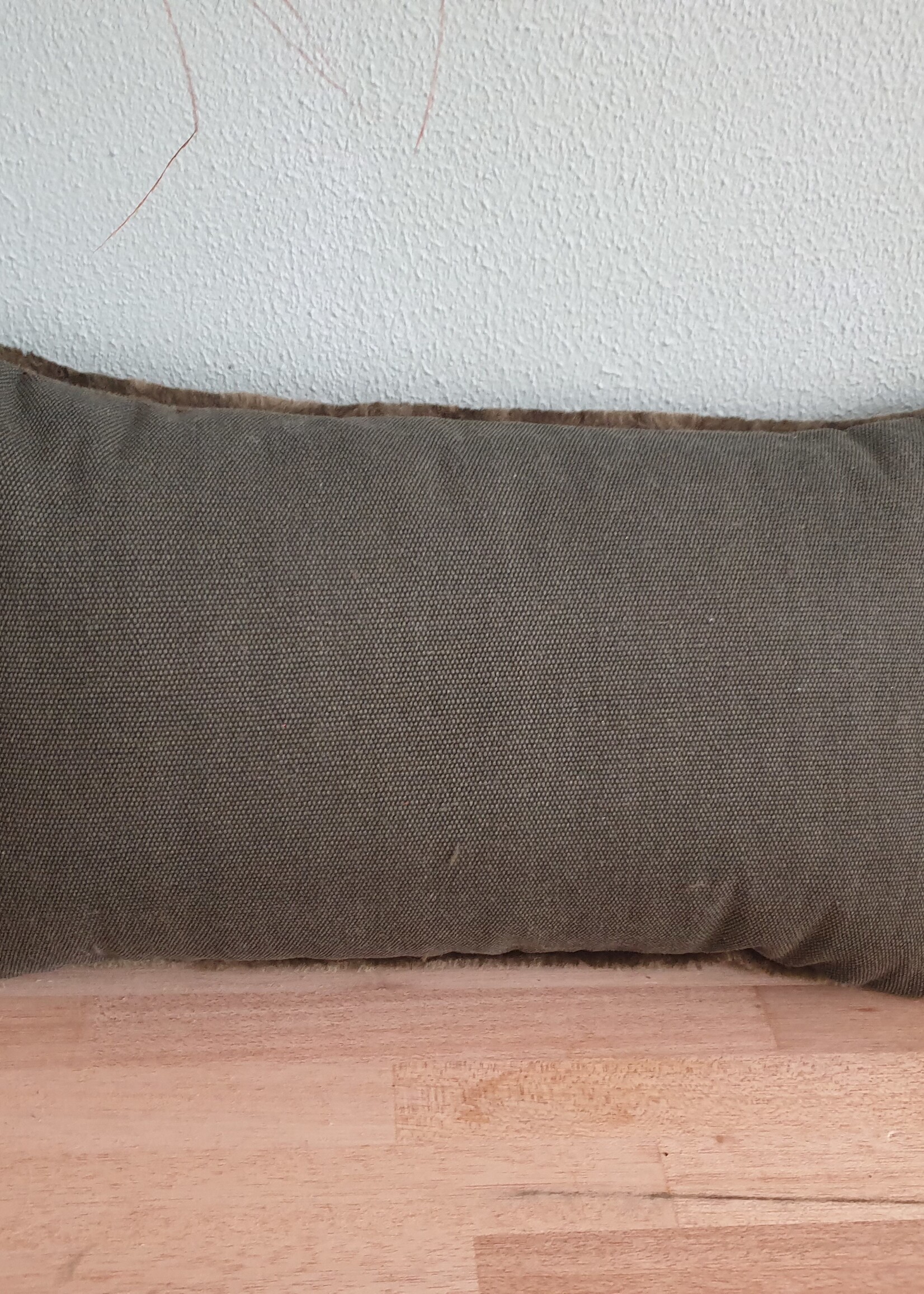 Van Baal Woningtextiel b.v. Kussen Olive Fur 30 x 50 cm