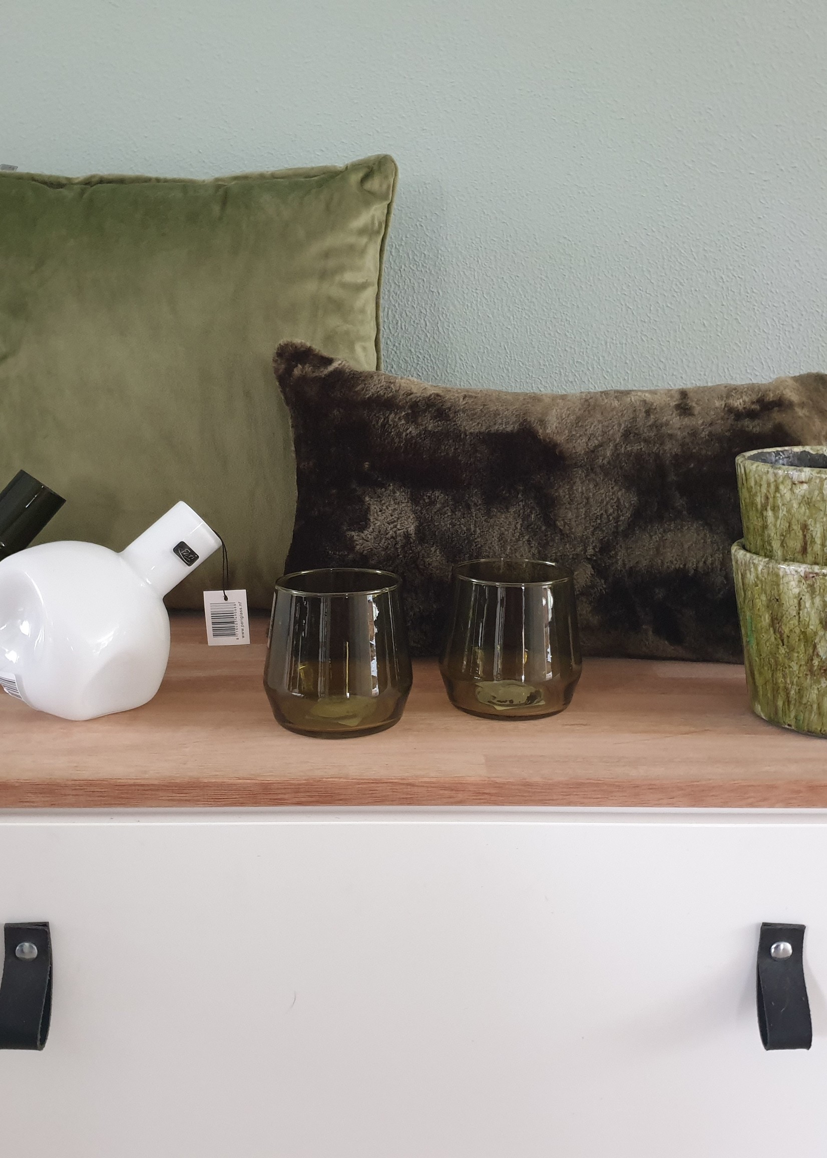 The Family House Dieci Tealight Trans Green