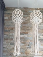 's Handelsonderneming Veenendaal b.v. Hang windlicht Macrame helder glas