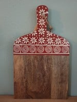 Only Natural Houten snijplank Mediterranee rood