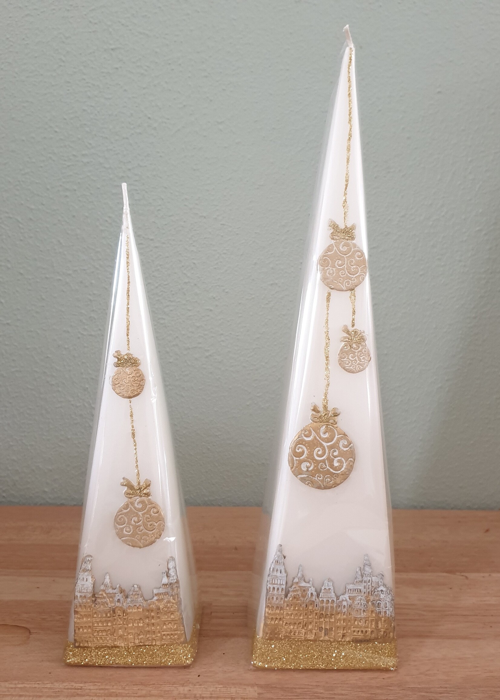 Smulders Deco Parelwit Kerstmis Stad Piramide 330