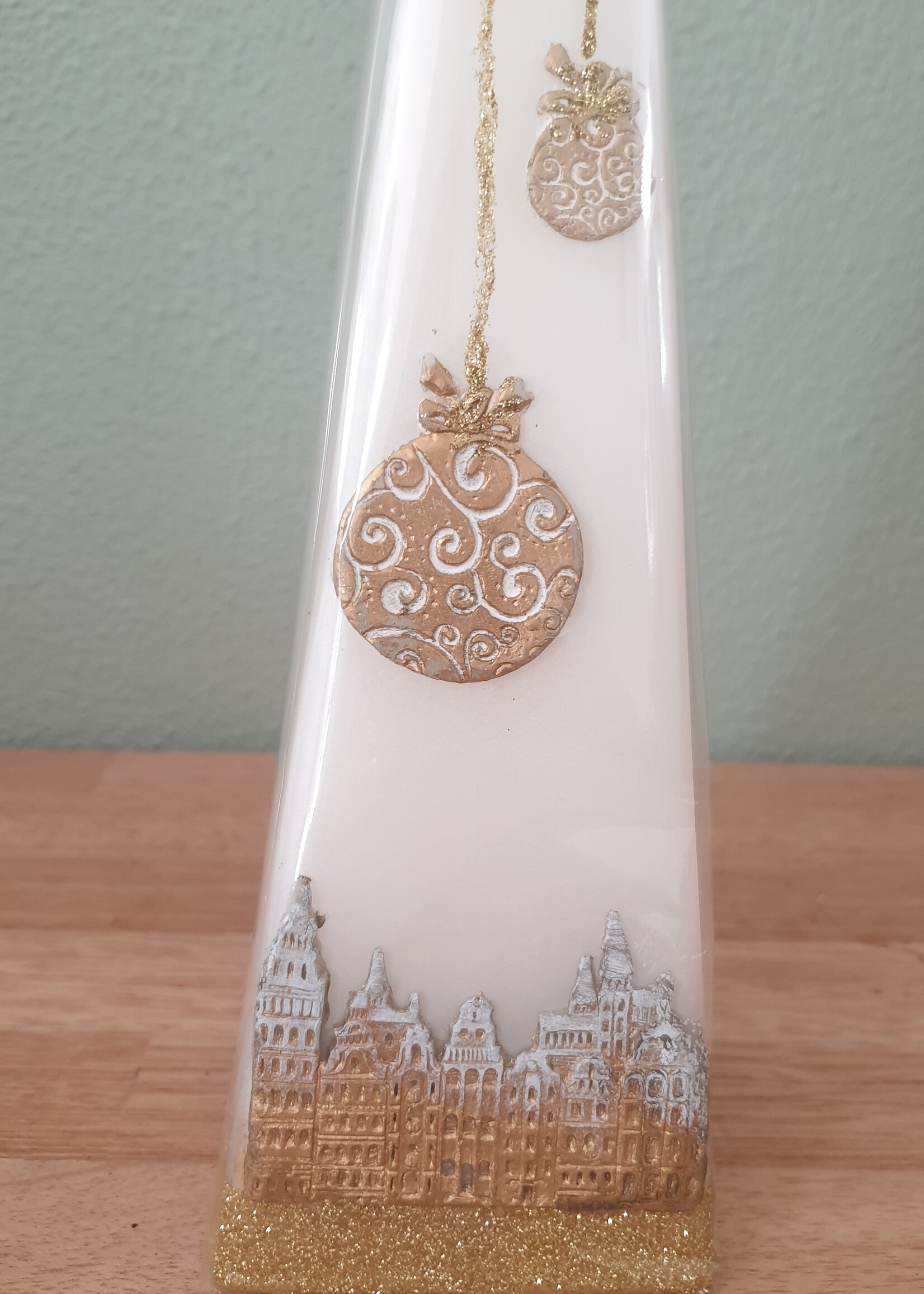 Smulders Deco Parelwit Kerstmis Stad Piramide 330