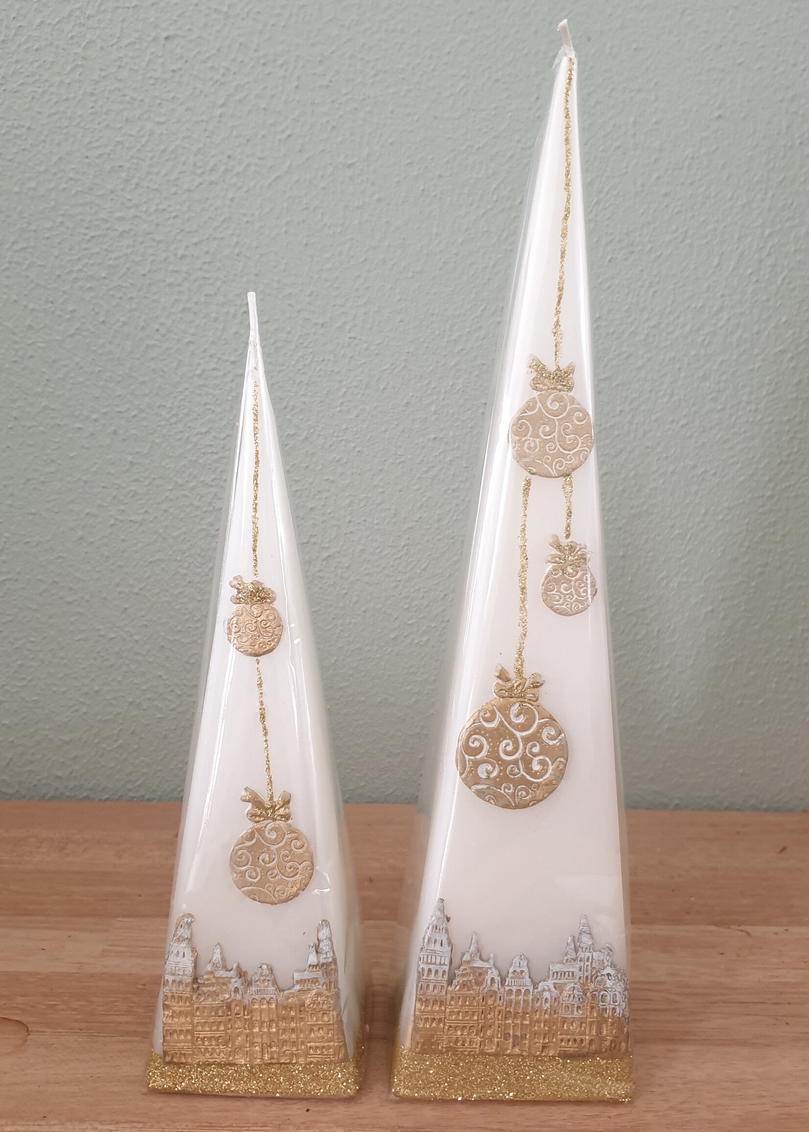 Smulders Deco Parelwit Kerstmis Stad Piramide 230