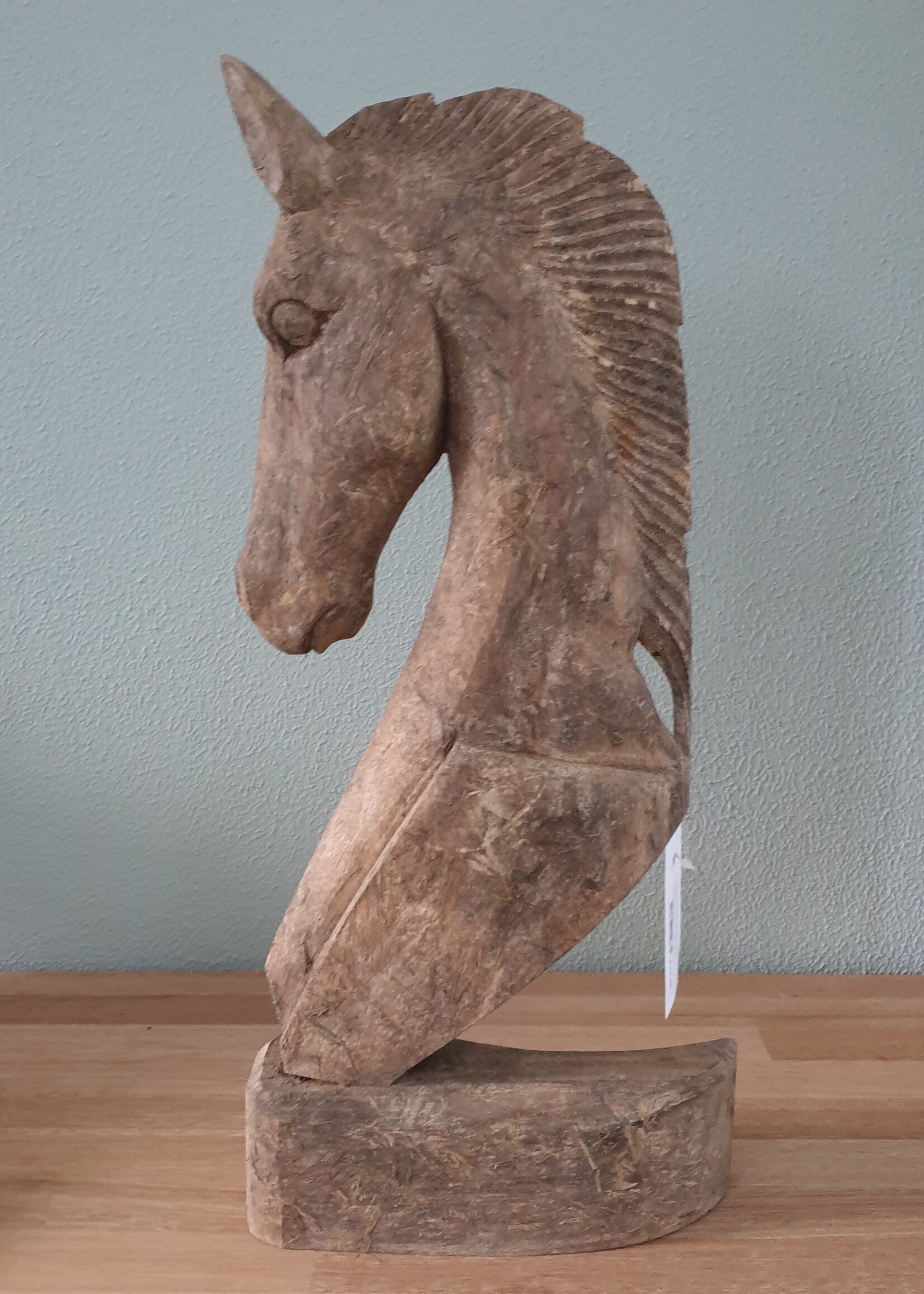 Varios Horse head 50 cm antiek grijs