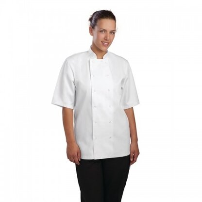 Whites Chefs Clothing Whites Vegas koksbuis korte mouw wit