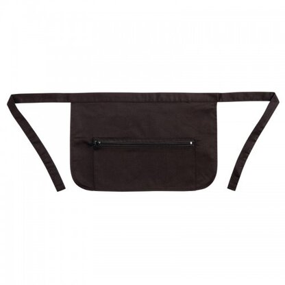 Whites Chefs Clothing Whites geldschort met zak en ritssluiting zwart