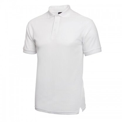 Unisex poloshirt wit