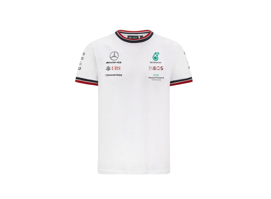 Mercedes Teamline T-shirt 2021 Wit