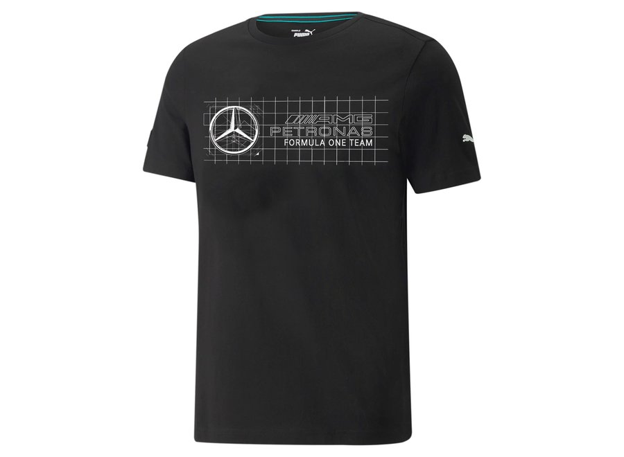 Mercedes Logo T-Shirt + Zwart