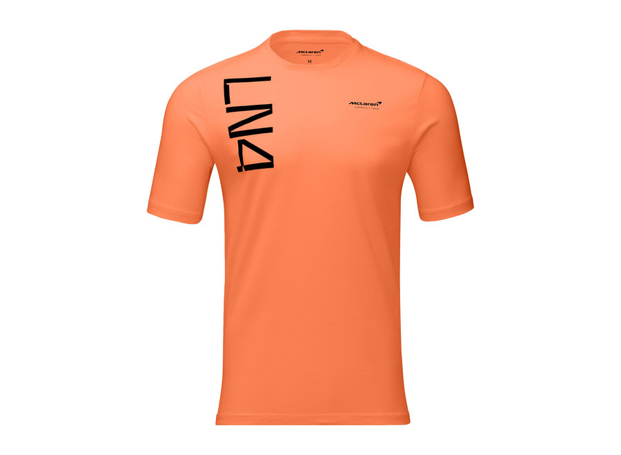 Mclaren Lando Norris Core T-shirt Oranje 2022