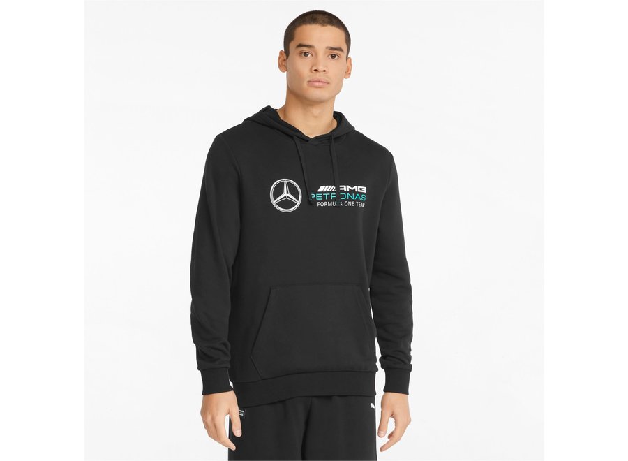 Mercedes Puma Logo Hoody Zwart