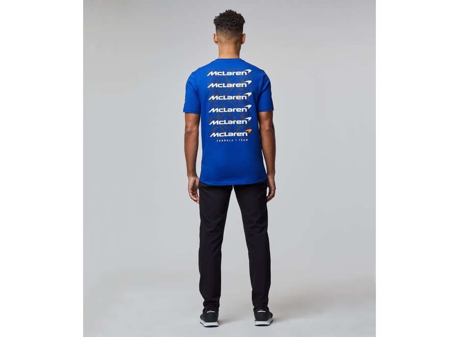 Mclaren Dynamic Pack Logo Shirt Blauw 2022