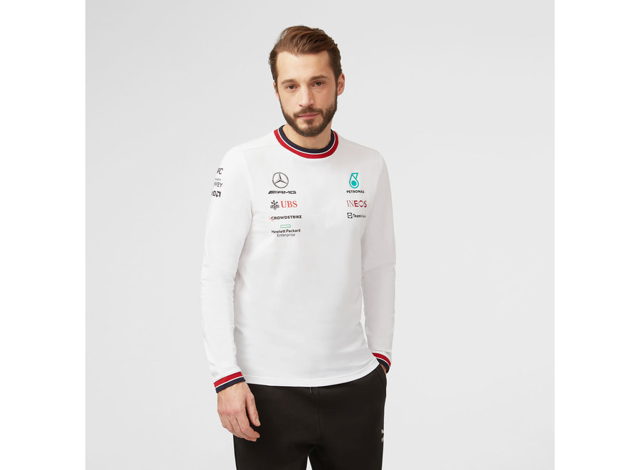 Mercedes LS Driver T-Shirt Wit 2022