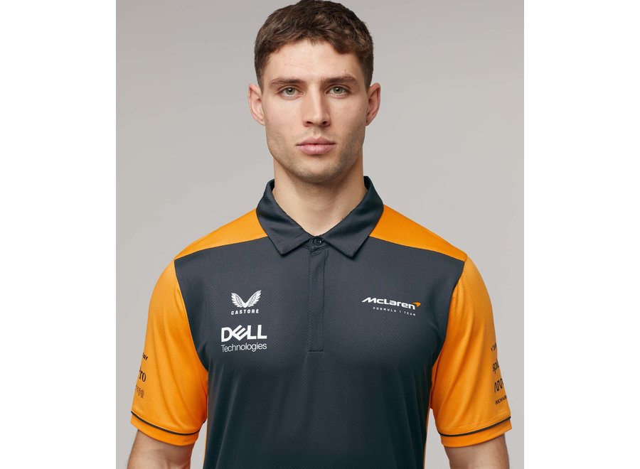 Mclaren Teamline Polo Grijs 2022