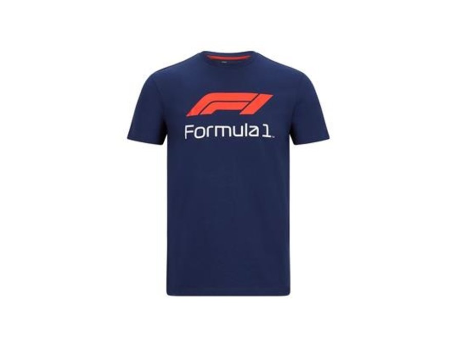 F1 Nummer 1 logo t-shirt blauw