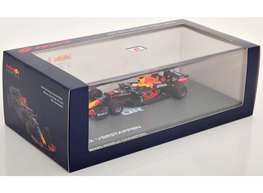 Spark RB16B Max Verstappen World Champion 2021 1:43 GP Abu Dahbi