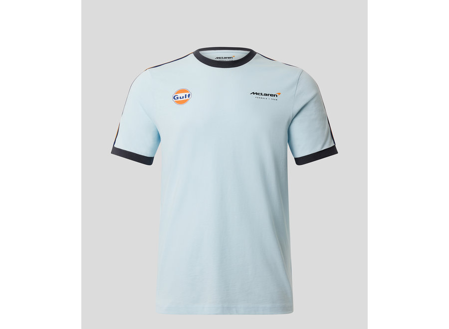 McLaren Gulf Ringer Tape T-shirt