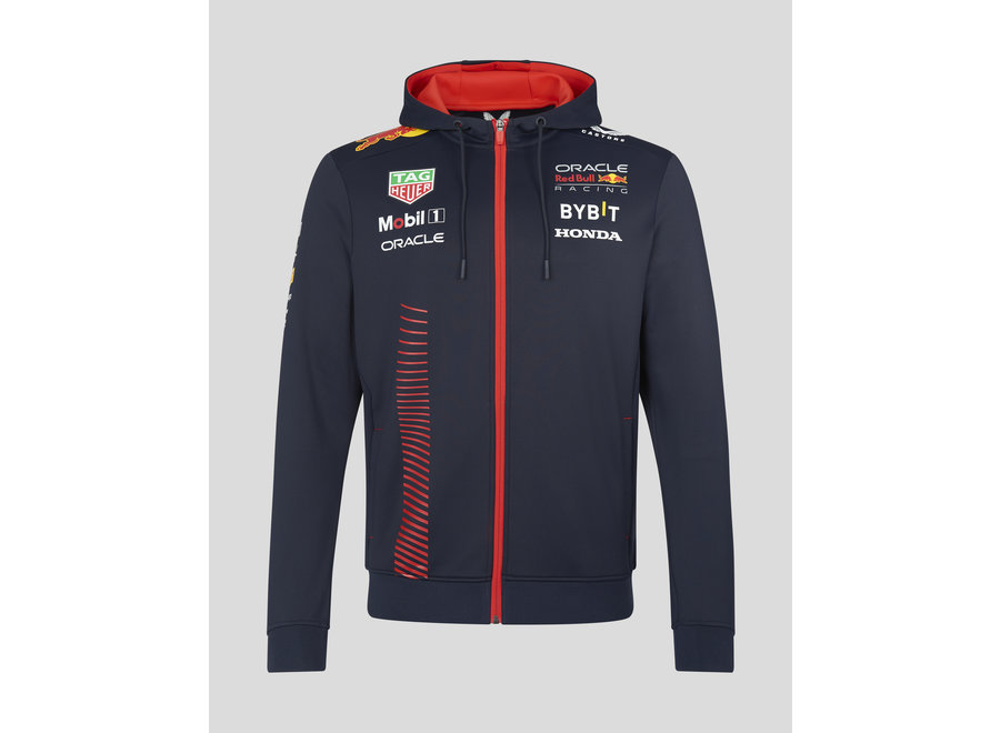 fabriek achterzijde delicatesse Oracle Red Bull Racing Teamline Hoody met Rits 2023 - THE RACING STORES B.V.