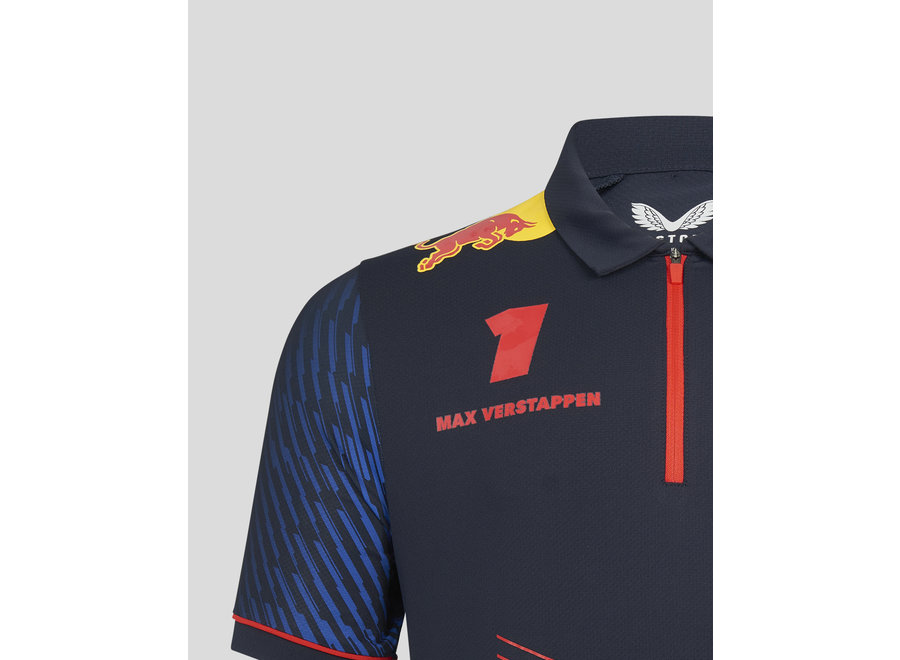 Oracle Red Bull Racing Max Verstappen Teamline Driver Polo 2023