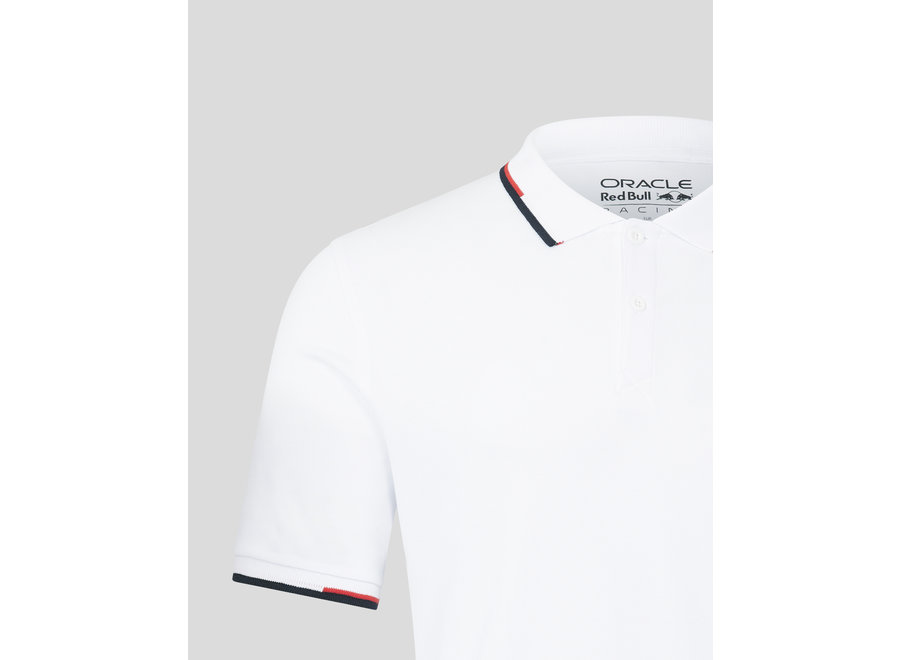 Oracle Red Bull Racing Logo Core Polo White