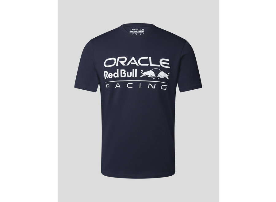 Red Bull Racing Logo Shirt Blauw