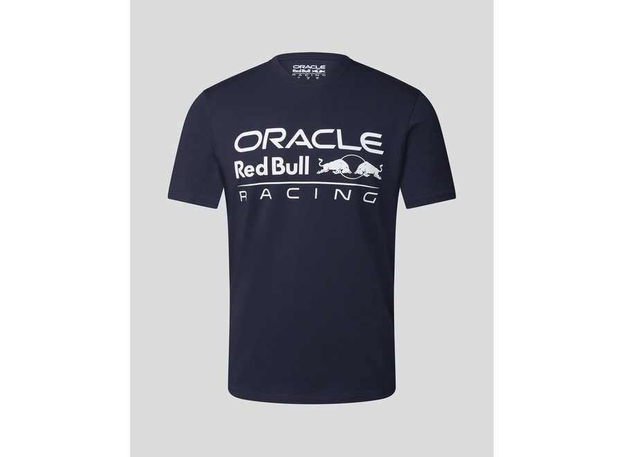 Red Bull Racing Logo Kids T-shirt Blauw 2023