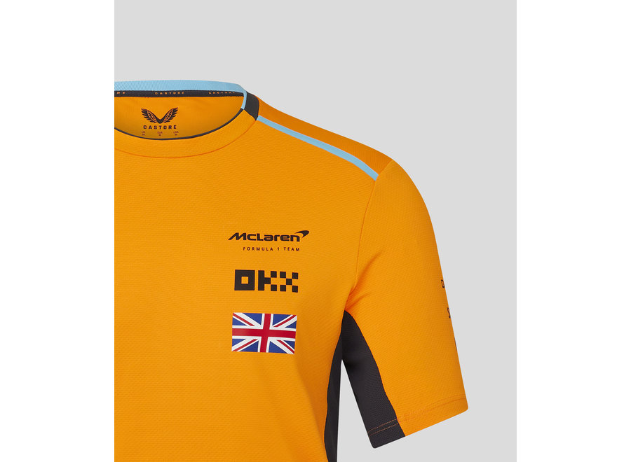 McLaren Lando Norris Teamline T-shirt Oranje