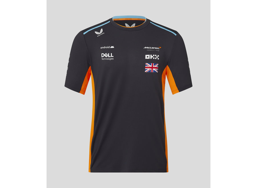 McLaren Lando Norris Teamline T-shirt Grey