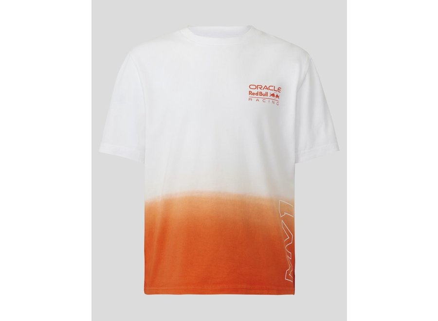 Max Verstappen T-shirt Oranje Wit Exotic 2023