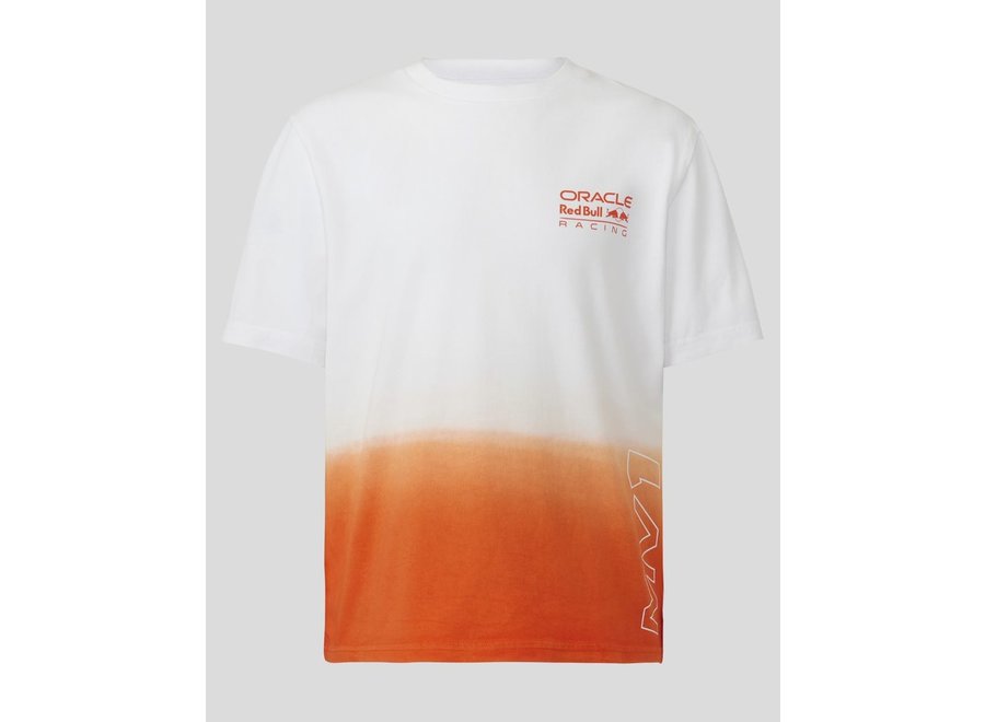 Max Verstappen Tee Orange White Exotic