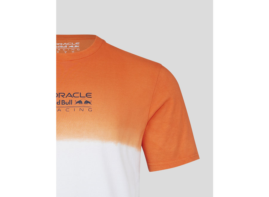 Oracle Red Bull Racing Max Verstappen Exotic T-shirt Oranje Blauw