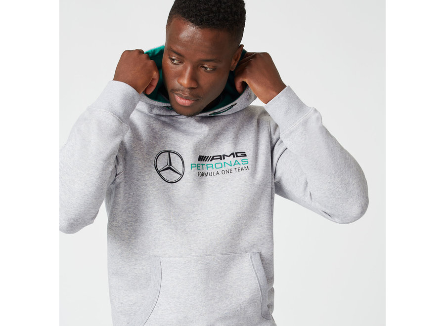 Mercedes Logo Hoody Grijs
