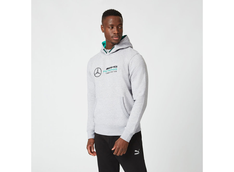 Mercedes Logo Hoody Grijs