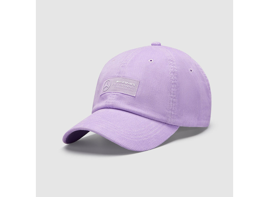 Mercedes Retro Cap Cordoroy Mint Lilac